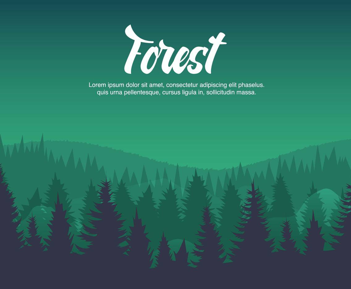 1136x936 Free Forest In Early Morning Vector Vector Art Amp Graphics
