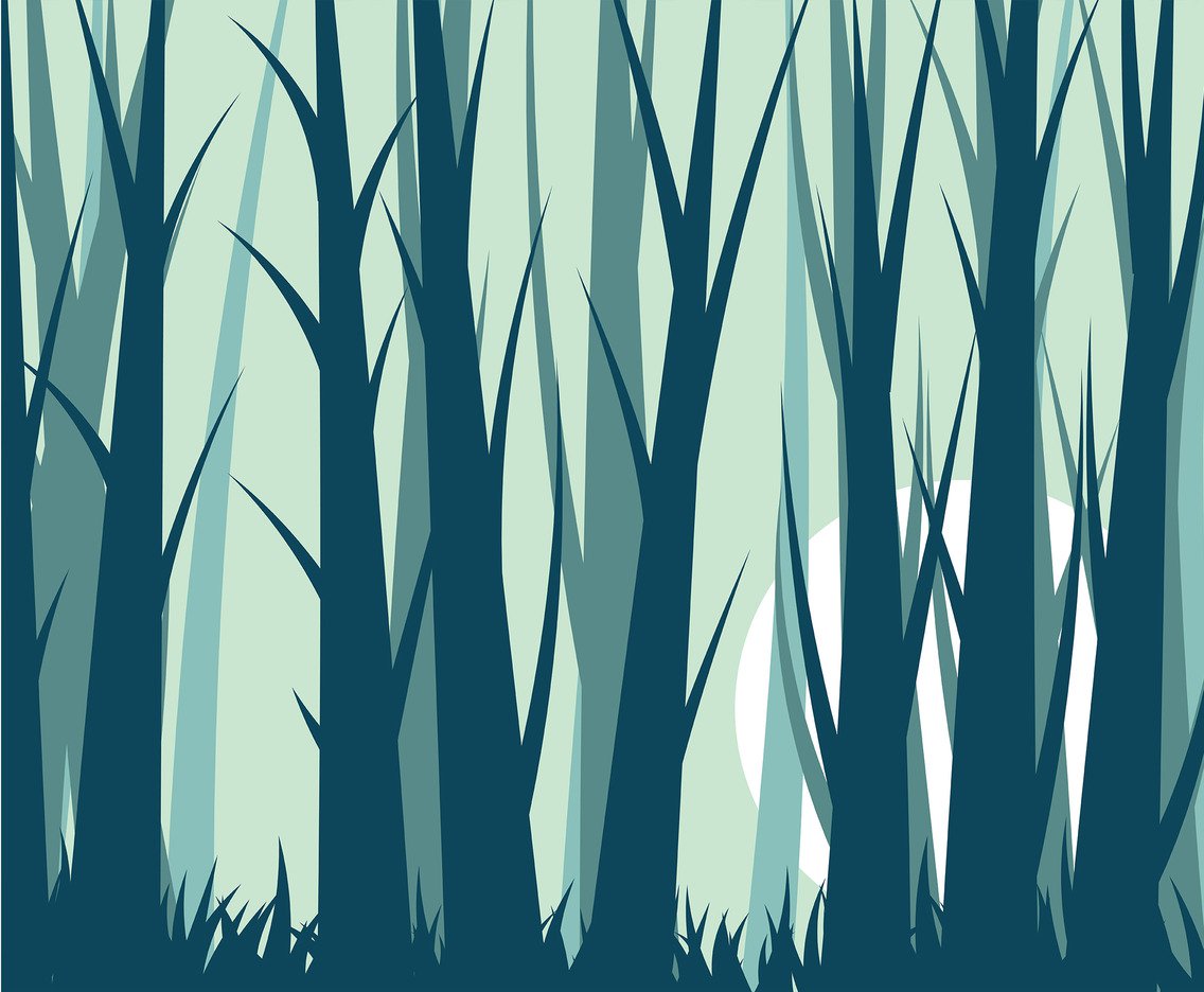 1136x936 Forest Background Vector 10 Vector Art Amp Graphics