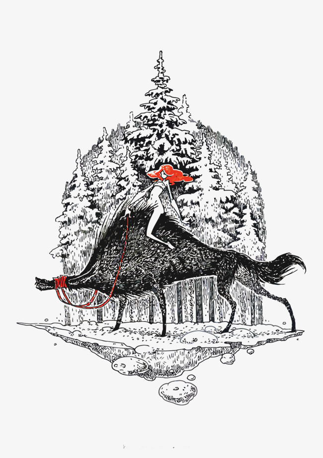 650x920 Vector Forest Illustration, Forest Vector, Russia, Illustration