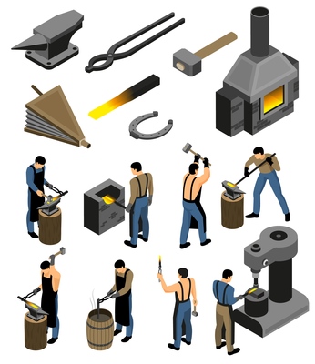 346x400 Page 1 Forge On Curated Vector Illustrations, Stock Royalty Free