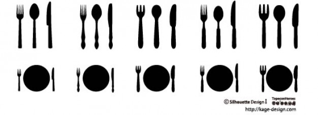 626x227 Knife And Forks Vector Free Download
