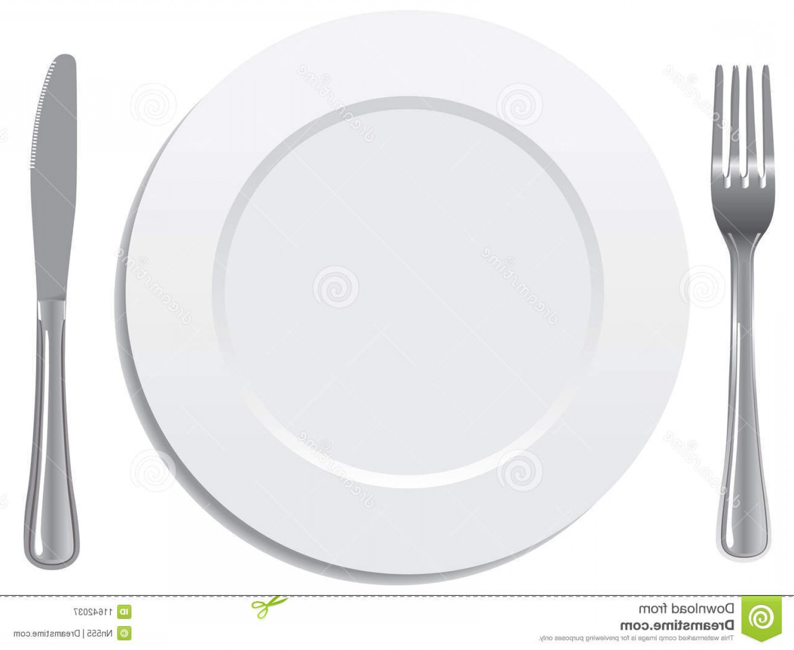 1560x1278 Royalty Free Stock Photography Plate Knife Fork Vector Image