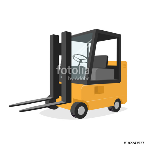 500x500 Forklift Vector Clipart Stock Image And Royalty Free Vector Files