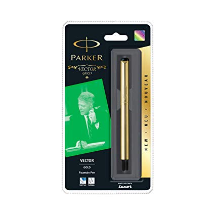 425x425 Parker Vector Gold Fountain Pen Office Products