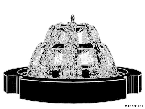 500x375 Fountain Vector 09 Stock Image And Royalty Free Vector Files On