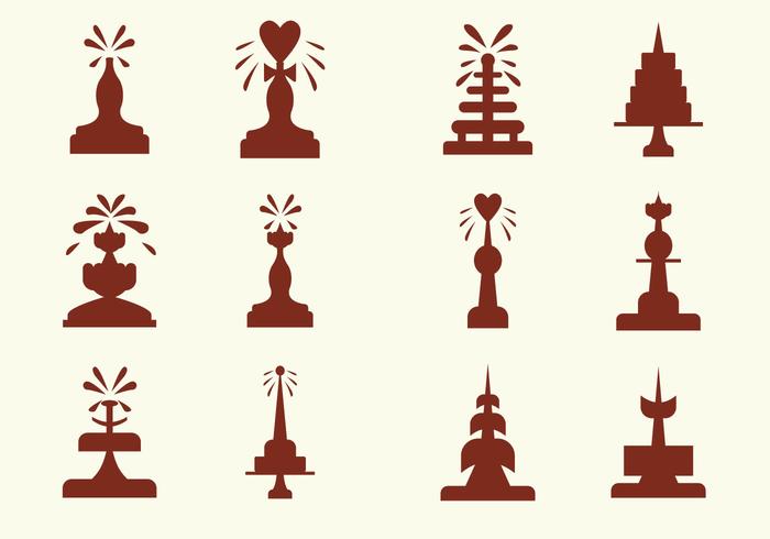 700x490 Fun Chocolate Fountain Vector Icons