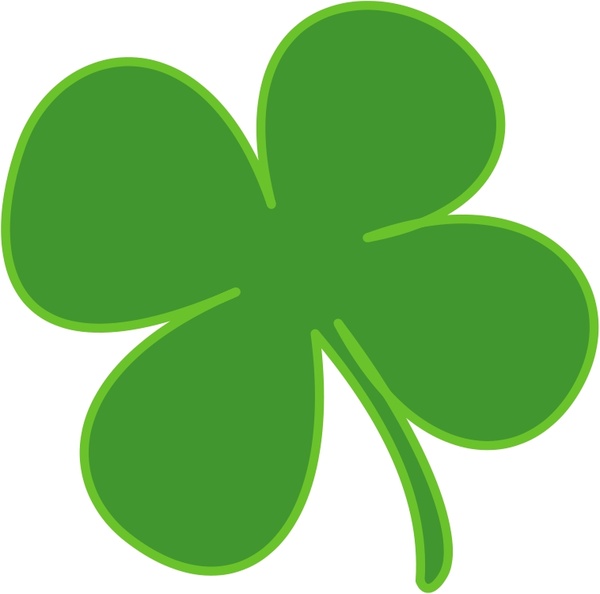 600x594 4 Leaf Clover Free Vector In Open Office Drawing Svg ( .svg