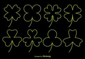 286x200 Four Leaf Clover Vector