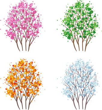 340x368 Four Seasons Vector Free Vector Download (2,484 Free Vector) For