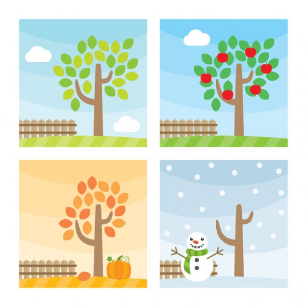 626x626 Year Seasons Vectors Free Vector Graphics Everypixel