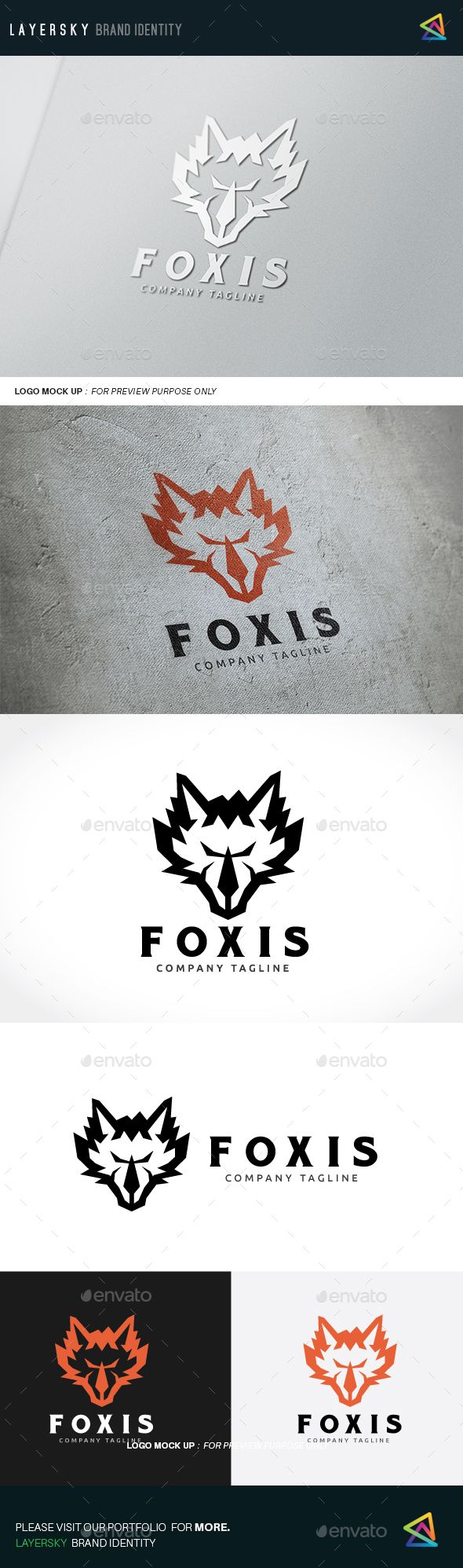 590x1996 Fox Logo Vector Eps