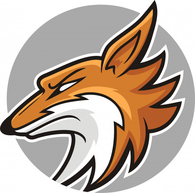 626x619 Fox Head Vector