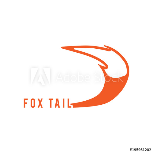 500x500 Fox Tail Logo Template