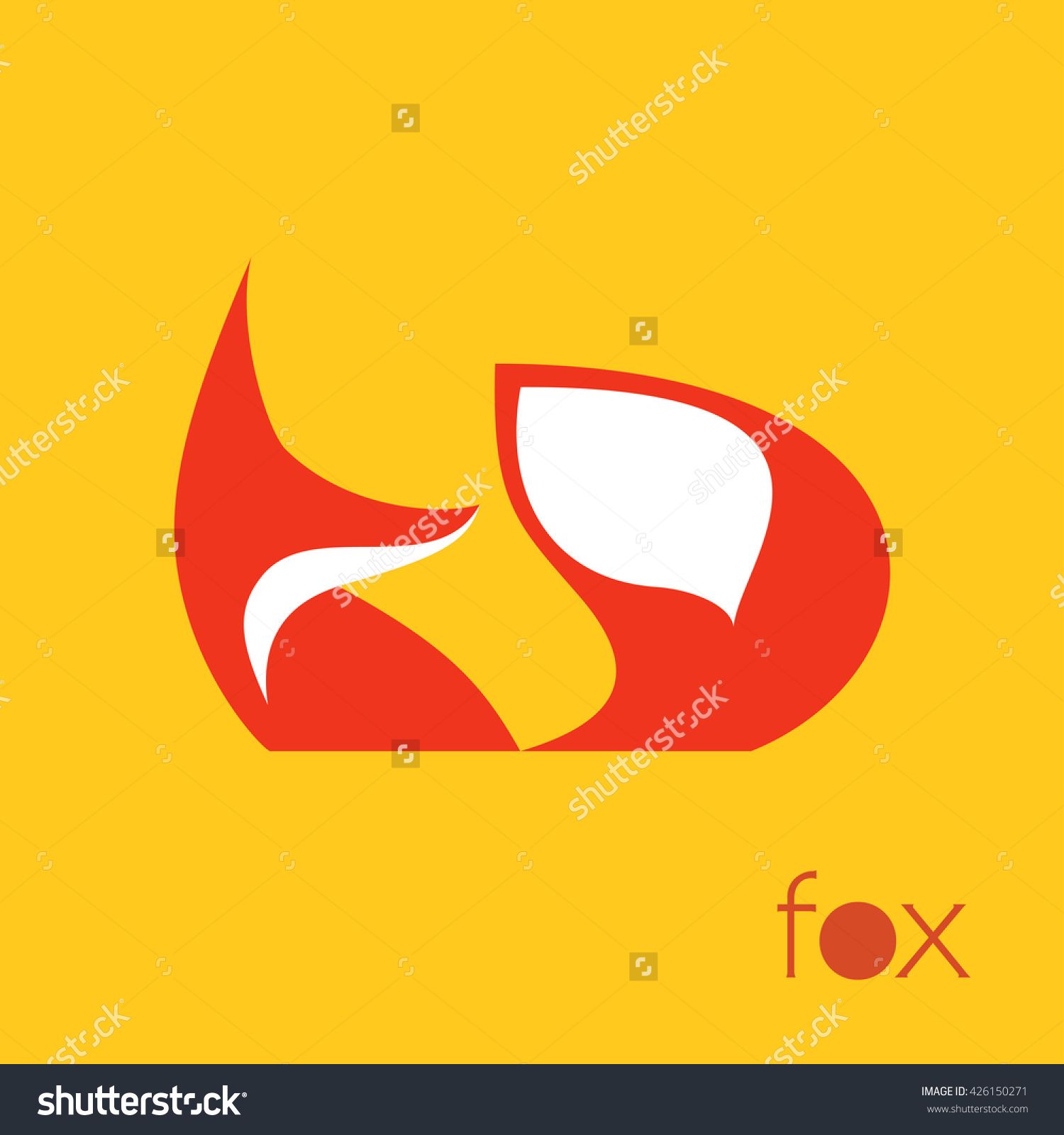 1500x1600 Red Fox Logo With Fluffy Tail