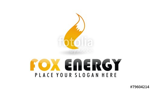 500x300 Fox Tail Energy Logo Vector Stock Image And Royalty Free Vector