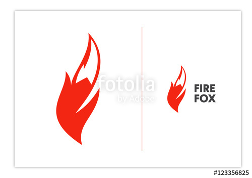 500x354 Fire Fox, Fox Tail, F Letter Stock Image And Royalty Free Vector