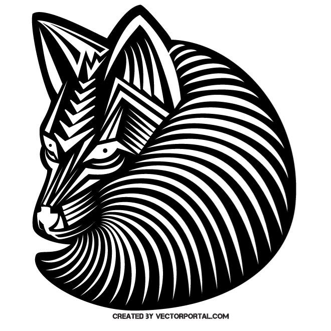660x660 Fox Vector Illustration