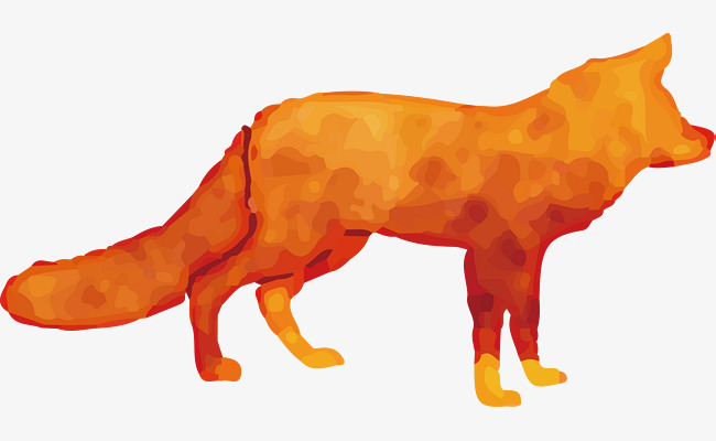 650x400 Golden Fox Vector, Fox Vector, Hand, Golden Png And Vector For