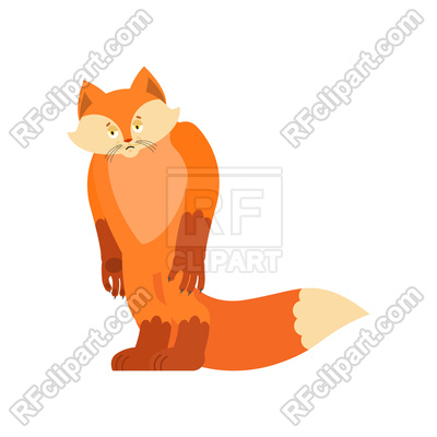 400x400 Fox Sad Emotion Vector Image Vector Artwork Of Plants And