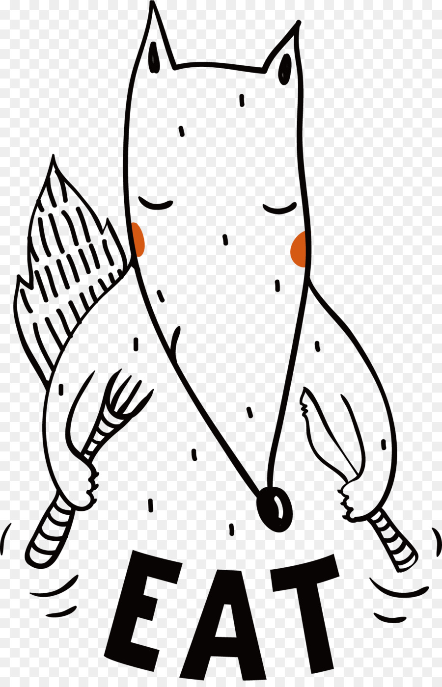 900x1400 Cat Cartoon Clip Art