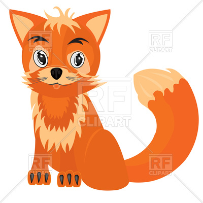 400x400 Cartoon Fox Vector Image Vector Artwork Of Plants And Animals