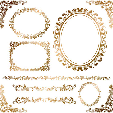 368x368 Gold Frame Border Vector Free Vector Download (10,116 Free Vector
