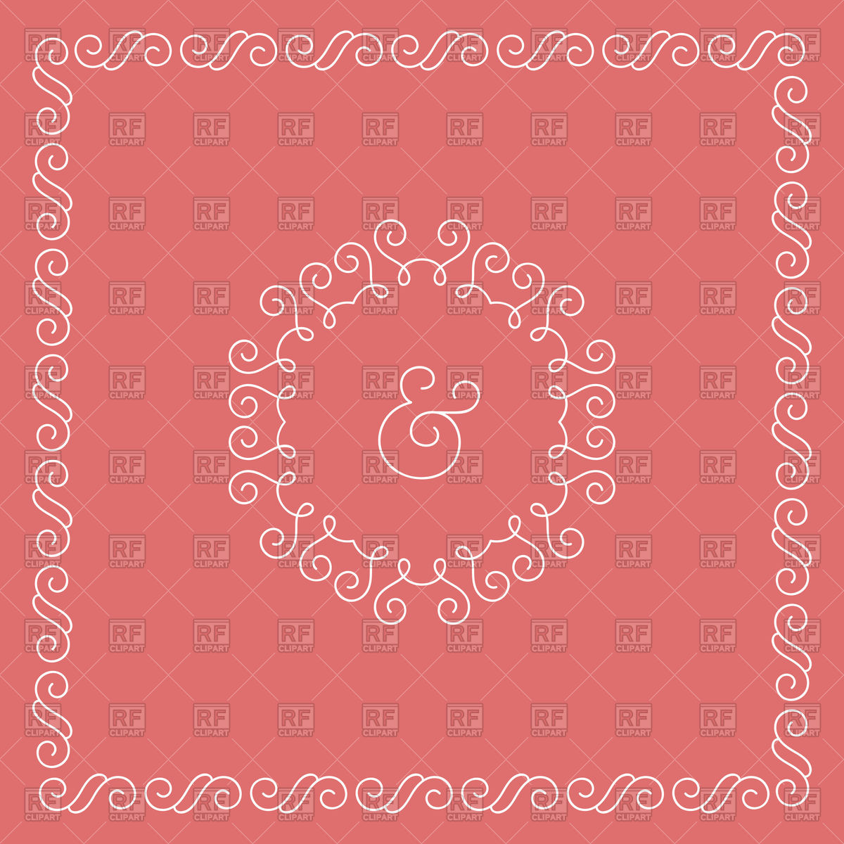 1200x1200 Template Of Wedding Invitation Or Celebrate Card