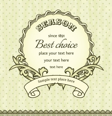 435x451 Set Of Delicate Frames Design Vector Graphic 05 Free Download