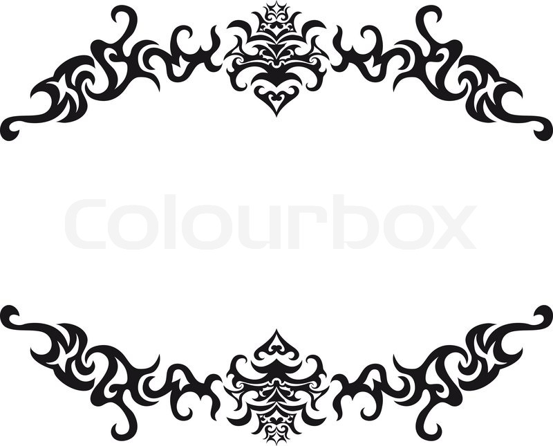 800x645 Abstract Gothic Vector Frame For Design Use Stock Vector Colourbox