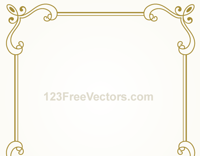 404x316 Vintage Gold Frame Design Vector Graphics On Behance