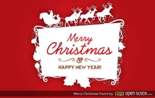 600x380 Christmas Logo Frame