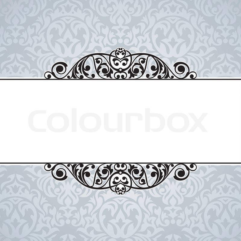 800x800 Abstract Cute Decorative Vintage Frame Vector Illustration Stock
