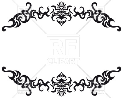 400x320 Abstract Vintage Frame Vector Image Vector Artwork Of Borders