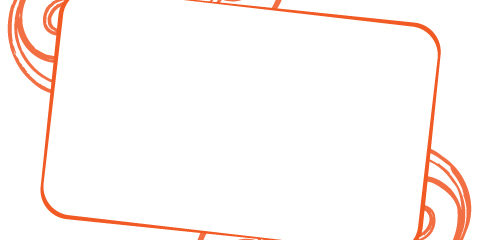 480x240 Text Frame Vector Graphic