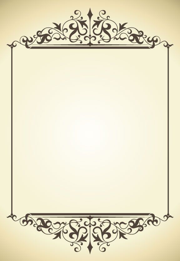 576x836 Vintage Frame Vector 5 Frame Vintage, Clip Art And