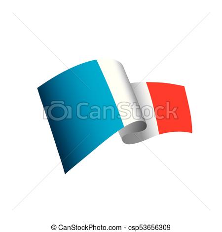 450x470 France Flag, Vector Illustration On A White Background Vector