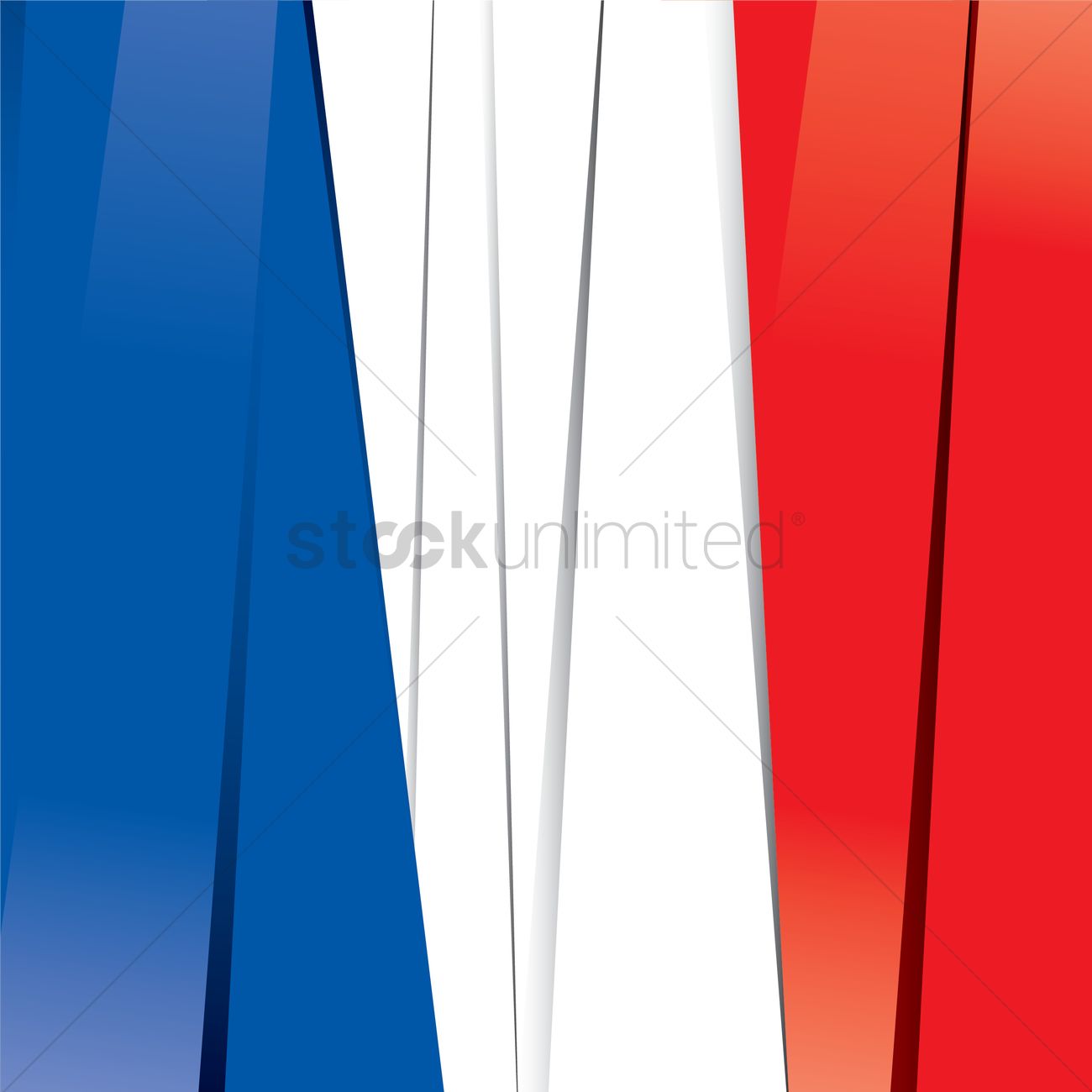 1300x1300 France Flag Vector Image