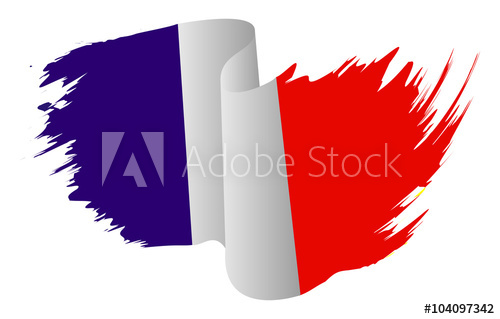 500x319 France Flag Vector Symbol Icon Design. French Flag Color