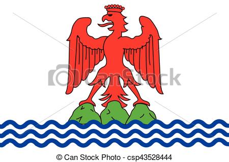 450x319 Flag Of Nice, France. Vector Format.