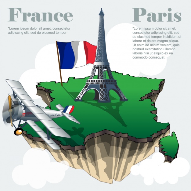 626x626 Francia, Tourism Vector Free Download