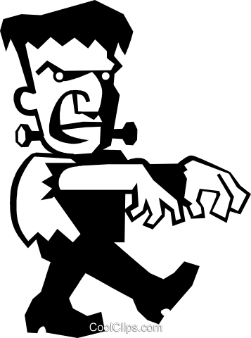 357x480 Frankenstein Monster Royalty Free Vector Clip Art Illustration