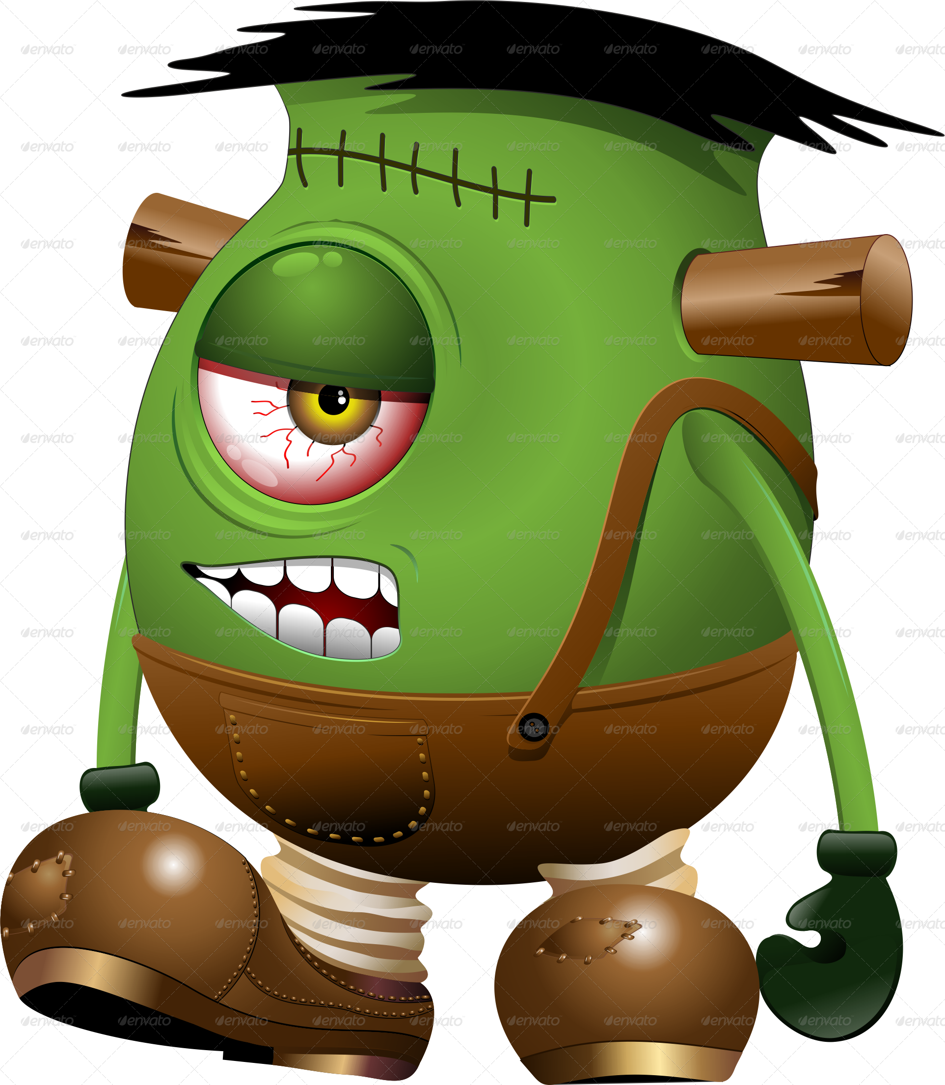 1925x2211 Frankenstein Vector