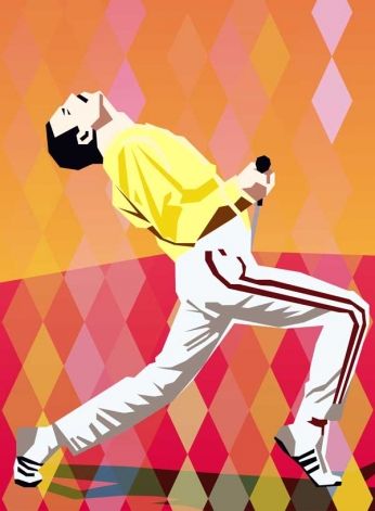 346x471 Queen Innuendo Freddie Mercury