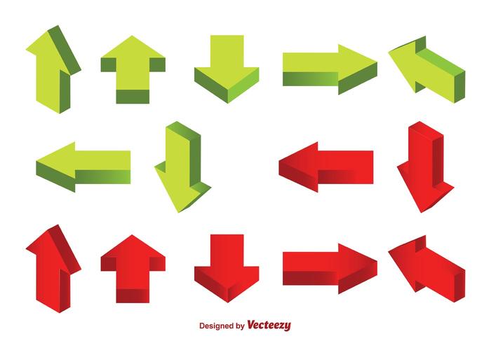 700x490 3d Vector Arrows