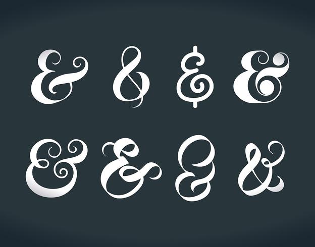 624x490 Ampersand Vector Set