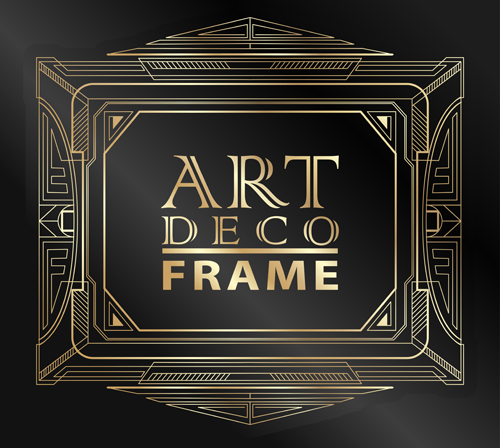 500x448 Retro Styles Art Deco Frames Vector Material 01 Free Download