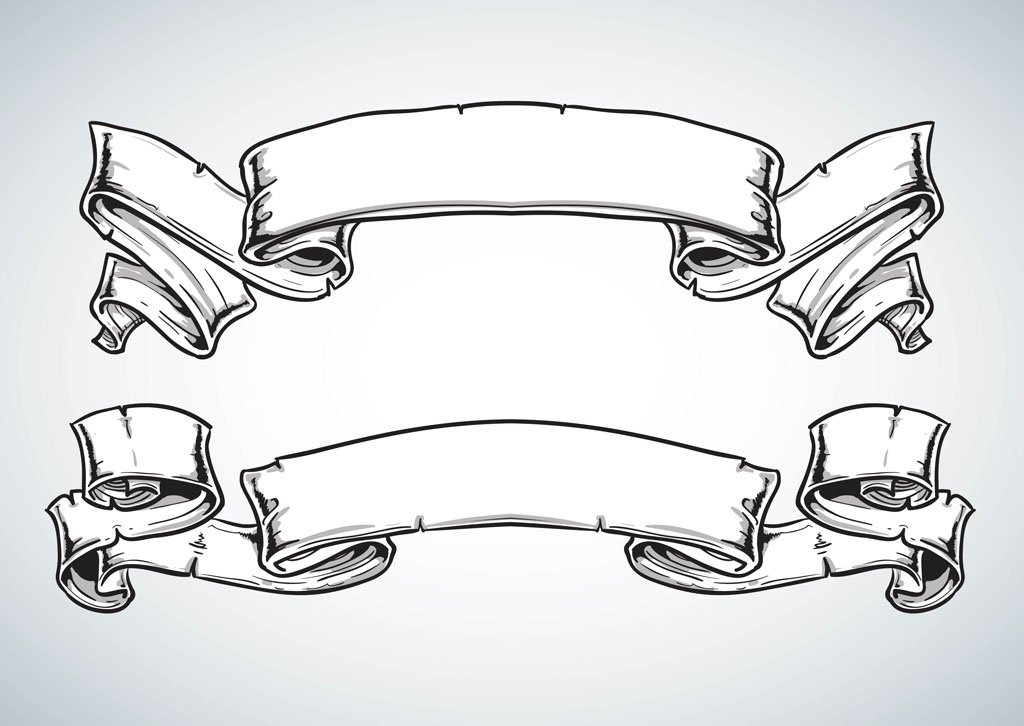 1024x726 Antique Banners Vector Art Amp Graphics