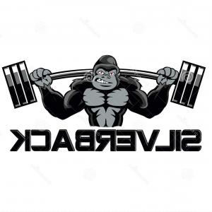 300x300 Stock Illustration Athletic Powerlifting Club Emblem Gym
