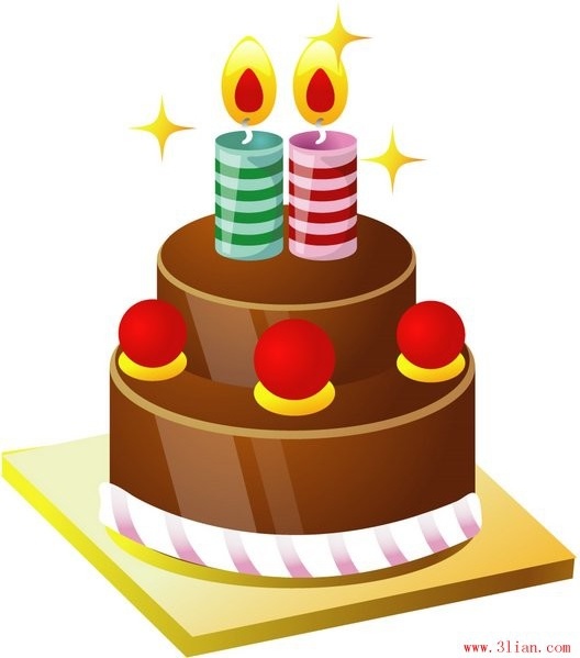 528x599 Birthday Cake Vector Free Vector In Adobe Illustrator Ai ( .ai