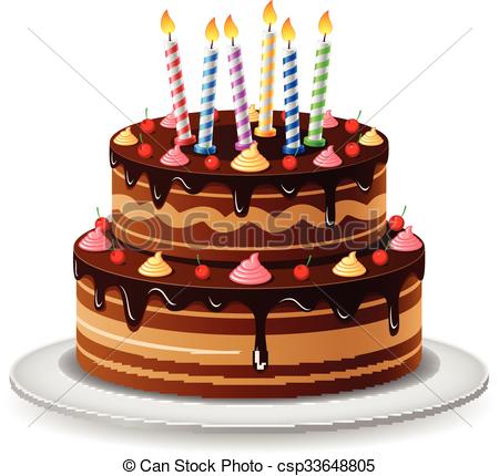 450x430 Clipart Cake Vector